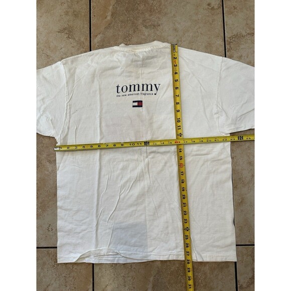 Vintage Tommy Hilfiger Tommy Cologne Promo T Shirt American Fragrance XL USA - Picture 6 of 6